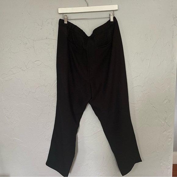 Banana Republic Hayden Black Dress Pants Trousers Straight-Leg sz Large - Picture 5 of 11
